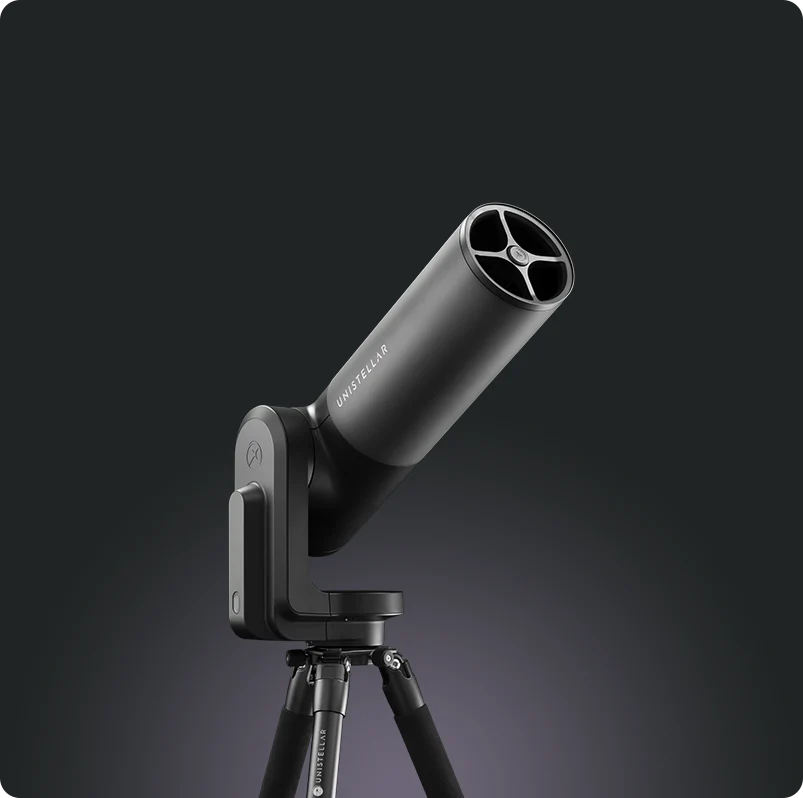 Unistellar eVscope eQuinox 2 smart telescope with AI-powered tracking and app control for beginners and astrophotography enthusiasts