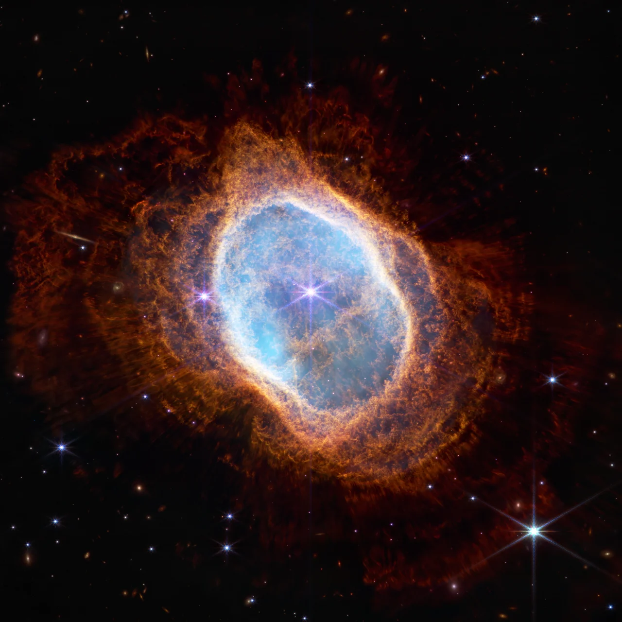 Southern Ring Nebula captured through a telescope showcasing the best telescopes for astrophotography in 2026
